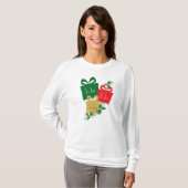 Ho ho ho Buntes Geschenk T-Shirt (Vorne ganz)