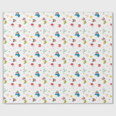 Ho Ho Ho Calligraphy Christmas Geschenkpapier (Flach)