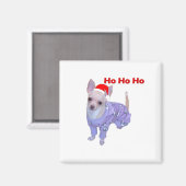 Ho Ho Ho (Chihuahua) Magnet (Vorderseite/Rückseite)