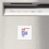 Ho Ho Ho (Chihuahua) Magnet (In Situ (Geschirrspüler))