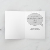 Ho! Ho! Ho! Christmas Card Einladung (Innenseite)