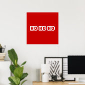 Ho Ho Ho Christmas Cheer Poster (Heimbüro)