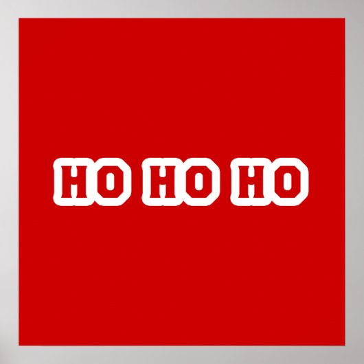 Ho Ho Ho Christmas Cheer Poster (Vorne)