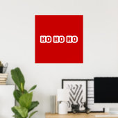 Ho Ho Ho Christmas Cheer Poster (Heimbüro)