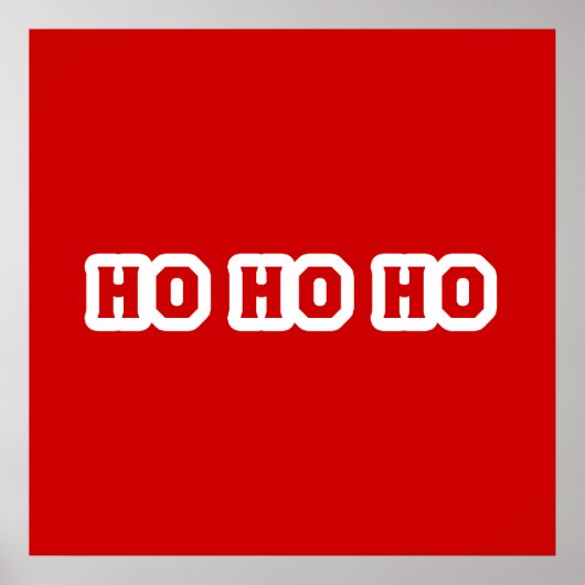 Ho Ho Ho Christmas Cheer Poster (Vorne)