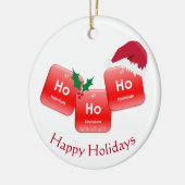 Ho Ho Ho Christmas Element Illustration Foto Keramik Ornament (Links)