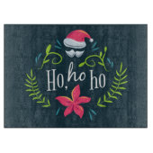 Ho Ho Ho Christmas Schneidebrett (Vorderseite)