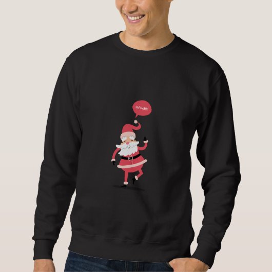 HO HO HO Christmas Sweatshirt (Vorderseite)