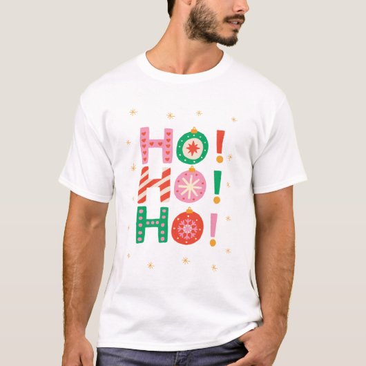 Ho-ho-ho Christmas T-Shirt (Vorderseite)