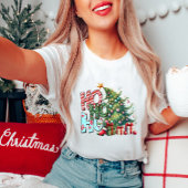 Ho Ho Ho Christmas Tree T - Shirt