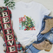 Ho Ho Ho Christmas Tree T - Shirt