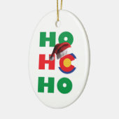 Ho Ho Ho Colorado Keramik Ornament (Links)