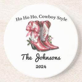 Ho Ho Ho, Cowboy Style Getränkeuntersetzer