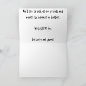 HO HO HO! - Customized Feiertagskarte (Innenseite)