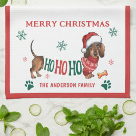 HO-HO-HO-DACKEL CHRISTMAS GESCHIRRTUCH