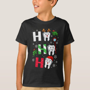HO HO HO DENTIS FROHE WEIHNACHTEN T-Shirt