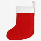 Ho Ho Ho Dog Name Kleiner Weihnachtsstrumpf (Rückseite)