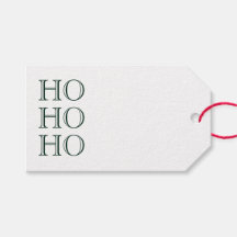 Ho Ho Ho dunkelgrün weiß weißen Blanko modernen We