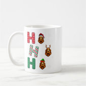 Ho Ho Ho Er Spaniel Dog Lover Christmas Santa Elf Kaffeetasse (Links)