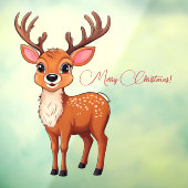 Ho-Ho-Ho! Es ist ein Rentier Fensteraufkleber (Blatt 3)