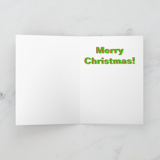 HO HO HO FEIERTAGSKARTE (Innenseite)