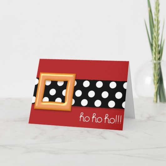 Ho ho ho!!! feiertagskarte (Vorderseite)