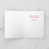 Ho Ho Ho Feiertagskarte (Innenseite)