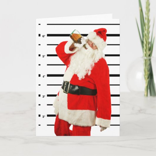 Ho Ho Ho Feiertagskarte (Vorderseite)