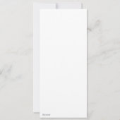 Ho Ho Ho Feiertagskarte (Rückseite)