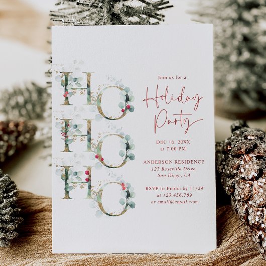 Ho Ho Ho Feio Einladung