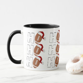 Ho Ho Ho Football | Funny Christmas Season Humor Tasse