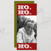 Ho. Ho. Ho. Fotokarte (Vorne/Hinten)