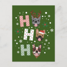 Ho Ho Ho French Bulldog Frohe Weihnachten