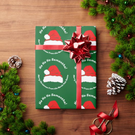 Ho ho ho Frohe Weihnachten Geschenkpapier (Feiertagsgeschenk)
