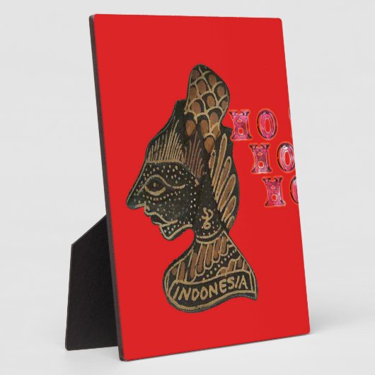 Ho Ho Ho! Frohe Weihnachten Indonesien niedlich Re Fotoplatte (Seite)