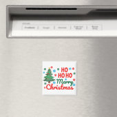 HO HO HO FROHE WEIHNACHTEN MAGNET (In Situ (Geschirrspüler))
