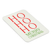 Ho Ho Ho Frohe Weihnachten Magnet (Rechte Seite)