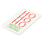 Ho Ho Ho Frohe Weihnachten Magnet (Linke Seite)