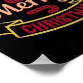 Ho Ho Ho! Frohe Weihnachten Poster (Ecke)