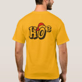 Ho Ho Ho Frohe Weihnachten T-Shirt (Rückseite)