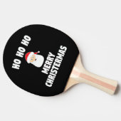 Ho Ho Ho Frohe Weihnachten Tischtennis Schläger (Seitenansicht)