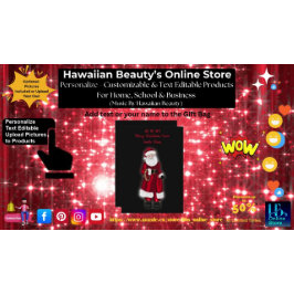 HO HO HO! Frohe Weihnachten vom Weihnachtsmann