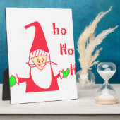 Ho Ho Ho Frohe Weihnachten von Santa.png Fotoplatte (Seite)