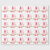 Ho Ho Ho Frohe Weihnachten von Santa.png Geschenkpapier (Flach)