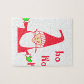 Ho Ho Ho Frohe Weihnachten von Santa.png Puzzle (Horizontal)