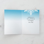 Ho Ho Ho Frohe Weihnachten Weihnachten und Elf in Karte (Innenseite)