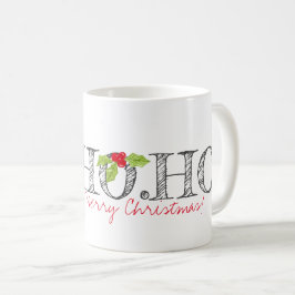 HO. HO. HO. Frohe Weihnachten Weihnachten Weihnach Kaffeetasse