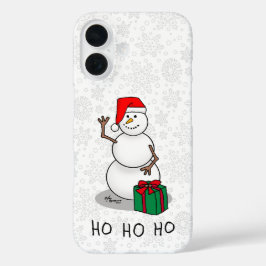 Ho Ho Ho Frohe Weihnachten Weihnachtsmann Niedlich iPhone 16 Hülle