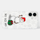 Ho Ho Ho Frohe Weihnachten Weihnachtsmann Niedlich Case-Mate iPhone Hülle (Rückseite (Horizontal))