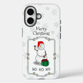 Ho Ho Ho Frohe Weihnachten Weihnachtsmann Niedlich iPhone 16 Hülle